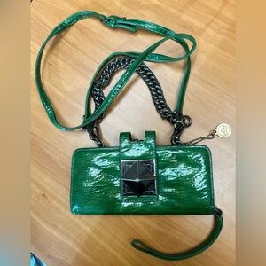 Big Buddha Small Green Clutch
